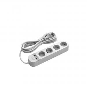 Վարդակ քառաբաշխիչ WiFi լարով 2 USB Type-c, BX-WF035-G-2U1C, 16A, 3680W, 220-240V