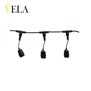 Ժապավեն կոթառով արտաքին, կախովի, պղնձյա,VELA E27, 1մետր*5կոթառ  - 8569