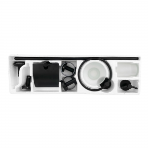 Հայելու հավաքածու ցինկից սև, 6կտոր S-506 GUNTHER 11189