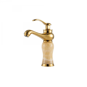 Ծորակ խառնիչ կերամիկական լվացարանի բնական քարով