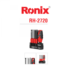 Պտուտակահանի հավաքածու RONIX 8-1-ում RH-2720