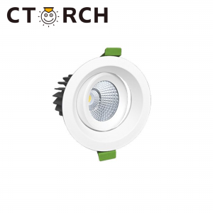 Լուսատու ներքին կլոր պլաստ․ թեքվող դաուն 9W CTORCH