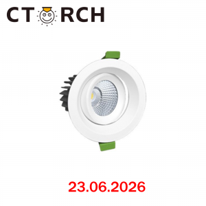 Լուսատու ներքին կլոր պլաստ․ թեքվող դաուն 9W CTORCH