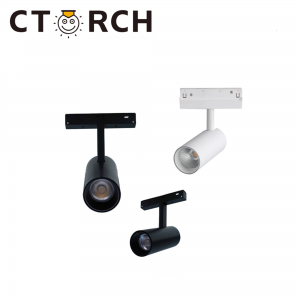 Ճաղաշարքին ամրակցվող մագնիսային շարժական լուսատու, կետային, DIP CCT  12-20W CTORCH