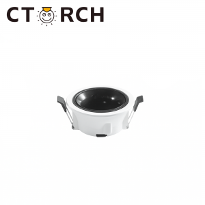 Կաղապար լամպի, ներքին պլաստմաից 1 տեղ կլորր սպիտակ+սև, ներառյալ MR16 կոթառ CTORCH