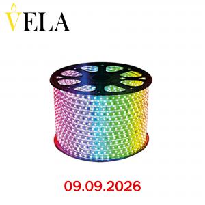 Լուսատու լուսադիոդ ժապավեն RGB 5050*60կետ 12W, 220V, IP65, 100մ*15մմ