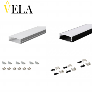 Պրոֆիլ ալյումինից 30x10x3000մմարտաքին ուղղանկյուն, լուս. Ժապավենի, VELA 6 խցան, 6 ամրակ