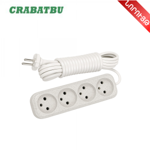 Լար երկարացման քառաբաշխիչ վարդակով 3-5մ CRABATBU