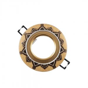 Կաղապար լամպի IL.0024.1548 MR16 GU 5.3 50W G/BEIGE