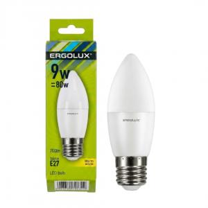 Լամպ LED C35 9W E27 3000K ERGOLUX