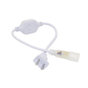 Կցամաս փոխակերպիչ խրոցով, լուսադիոդ կլոր ժապավենի 220V