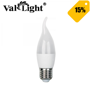 Լամպ լուսադիոդ C37 բալբ սուր ծայր VALLIGHT