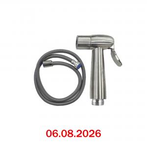 Ցնցուղ լրակազմով բիդեի, չժանգոտվող մետաղից