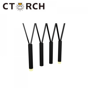 Lուսատու BDD-Լong downlight, սև գլաններ 7W. 4000K CTORCH