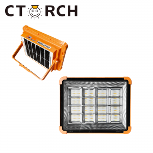 Լուսարձակ արևային շարժական, շարժման ցուցիչ, լիցքավորվող 1*144 կետ 6500K, 1200LM, IP64 CTORCH